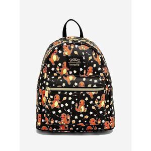 Loungefly Pokemon Charmander All Over Placement  Daisy Pattern Bag Mini Backpack